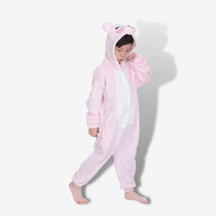 Pigiama Intero Bambino Maiale Rosa | Nova Pigiama