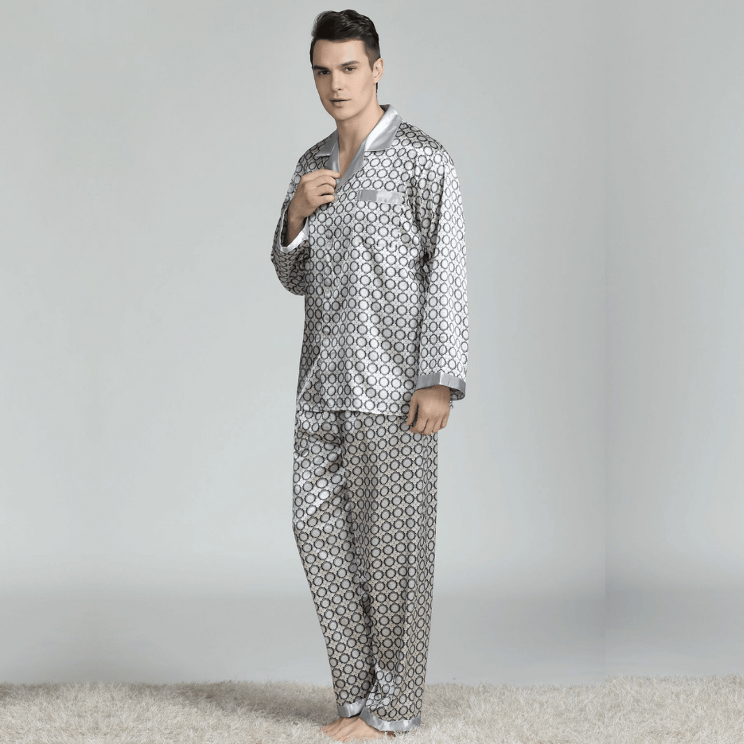Pigiama Donna Pura Seta Tuopuda Pigiama Uomo Invernale Pigiami Due