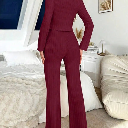 Pigiama Flanella Donna Manica Lunga - Eleganza Calda