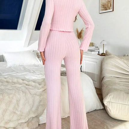 Pigiama Flanella Donna Manica Lunga - Eleganza Calda