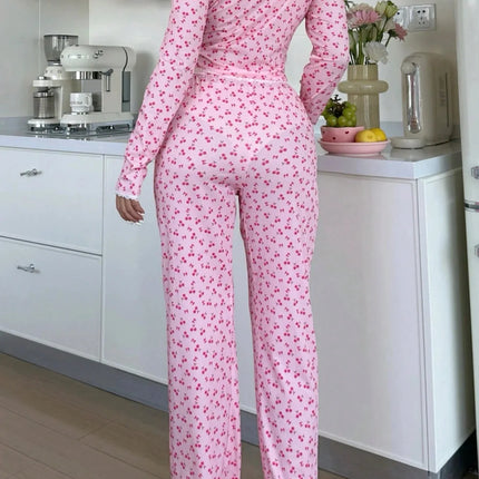 Pigiama Donna Stampa Ciliegie - Dolcezza Fruttata