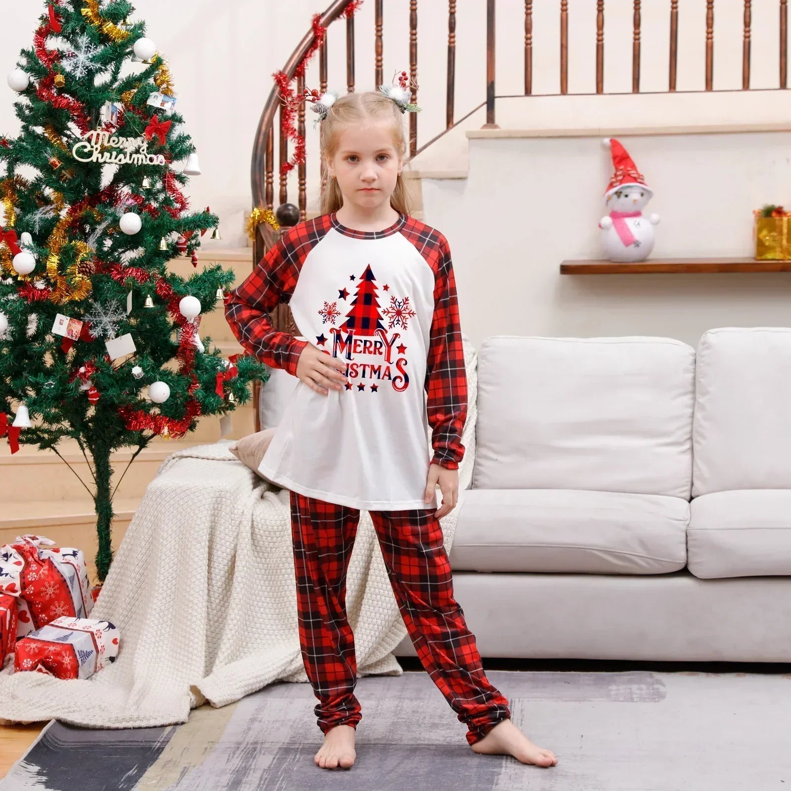 Pigiama Natalizio Pigiami Bambina Invernali Pigiama Natale