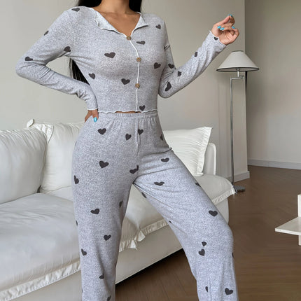 Pigiama Donna Design Cuori - Dolcezza Romantica