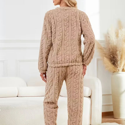 Pigiama in Pile Donna Soffice - Benessere Invernale