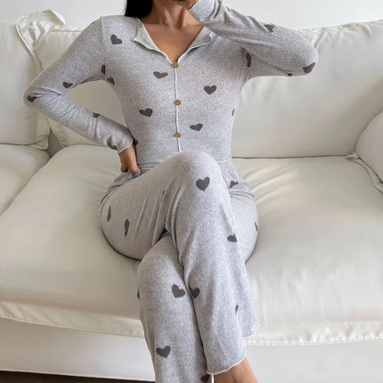 Pigiama Donna Design Cuori - Dolcezza Romantica