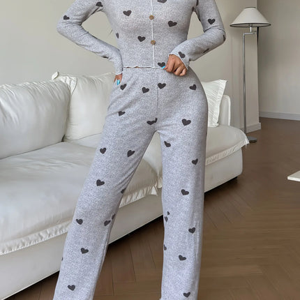 Pigiama Donna Design Cuori - Dolcezza Romantica