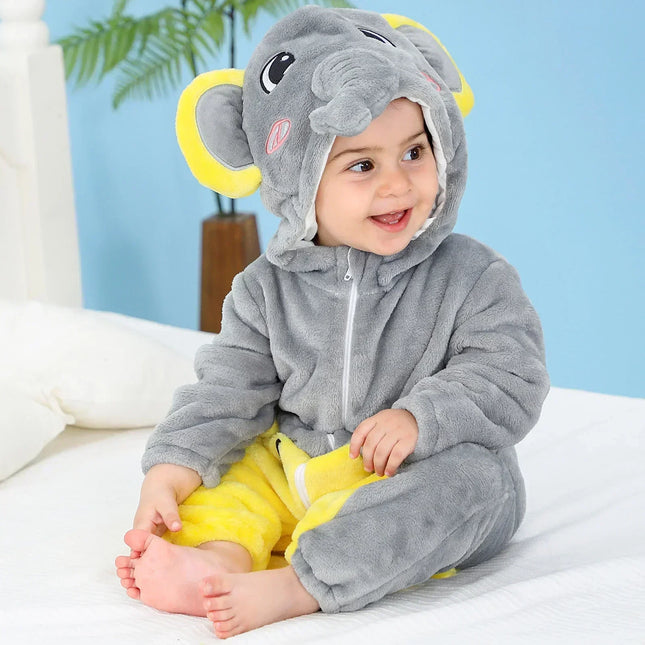 Pigiama lungo da bambina a forma di coniglio, in due pezzi Pigiama lungo da bambina a forma di coniglio, in due pezzi