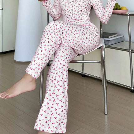 Pigiama Donna Stampa Ciliegie - Dolcezza Fruttata