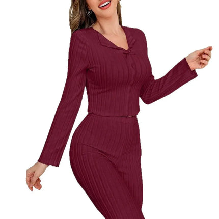 Pigiama Flanella Donna Manica Lunga - Eleganza Calda