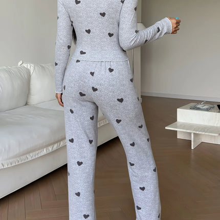 Pigiama Donna Design Cuori - Dolcezza Romantica