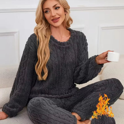 Pigiama in Pile Donna Soffice - Benessere Invernale