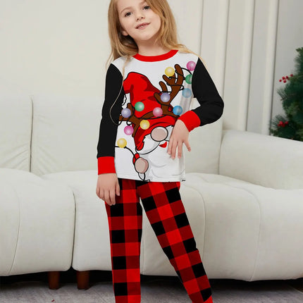 Pigiama Natale Famiglia Babbo Natale e Renna