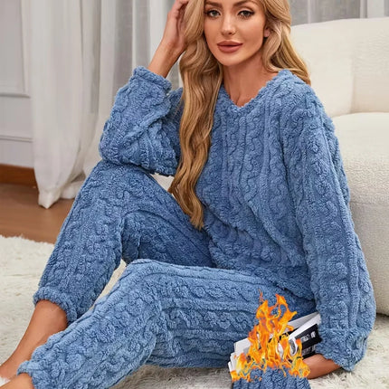 Pigiama in Pile Donna Soffice - Benessere Invernale