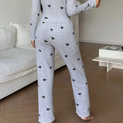 Pigiama Donna Design Cuori - Dolcezza Romantica