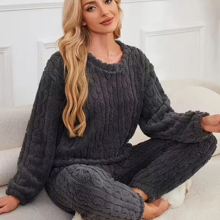 Pigiama in Pile Donna Soffice - Benessere Invernale