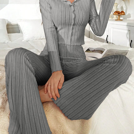 Pigiama Flanella Donna Manica Lunga - Eleganza Calda