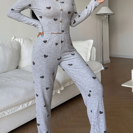 Pigiama Donna Design Cuori - Dolcezza Romantica