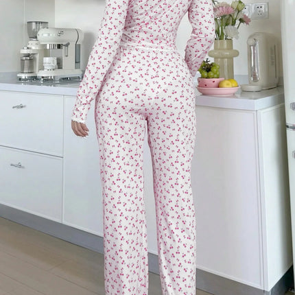Pigiama Donna Stampa Ciliegie - Dolcezza Fruttata