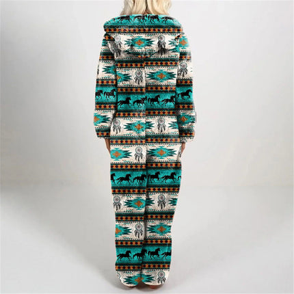 Pigiama Pile Donna Etnico - Stile Tribale