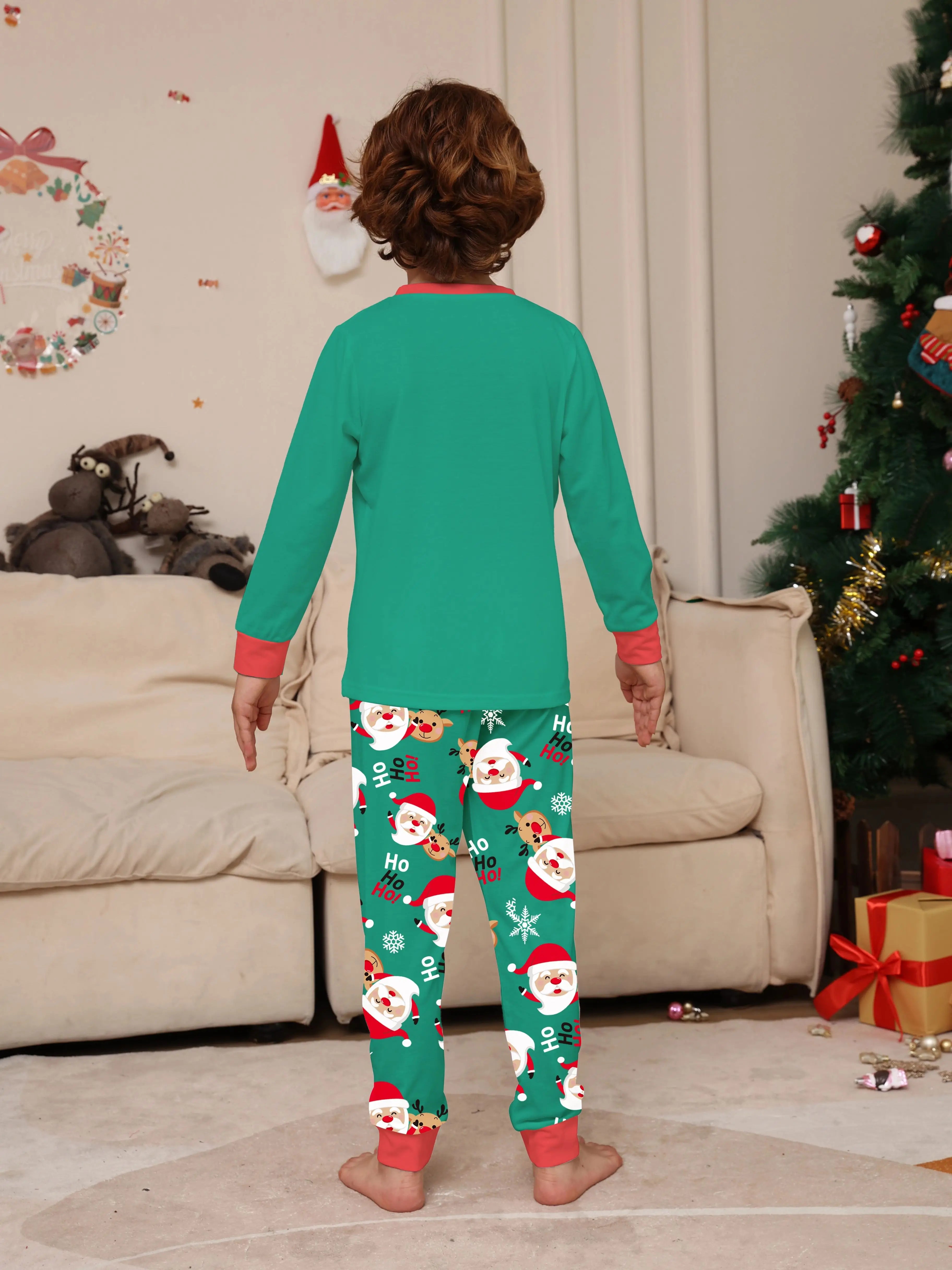 Pigiama Nero Babbo Natale Ragazzo | Italia - Foto 7