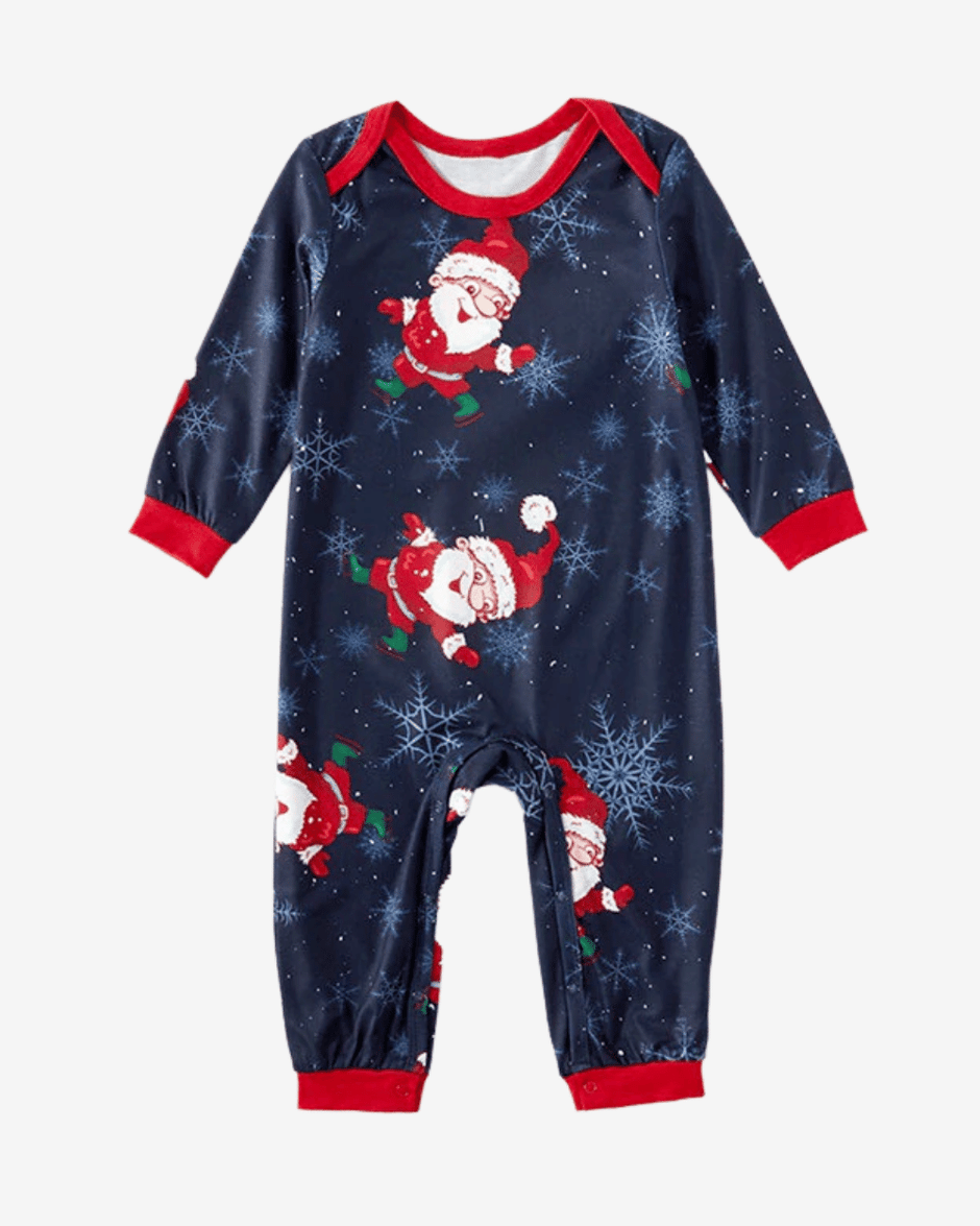 Dihope Pigiama Natalizio Famiglia - Coordinati Con Renne - Donna, Uomo, Bambino - Manica Lunga, Due Pezzi