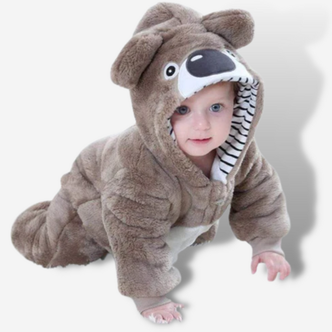 Pigiama Neonato Ciniglia Koala Beige | Nova Pigiama