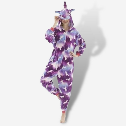 Pigiama con Stampa Unicorno Viola | Nova Pigiama