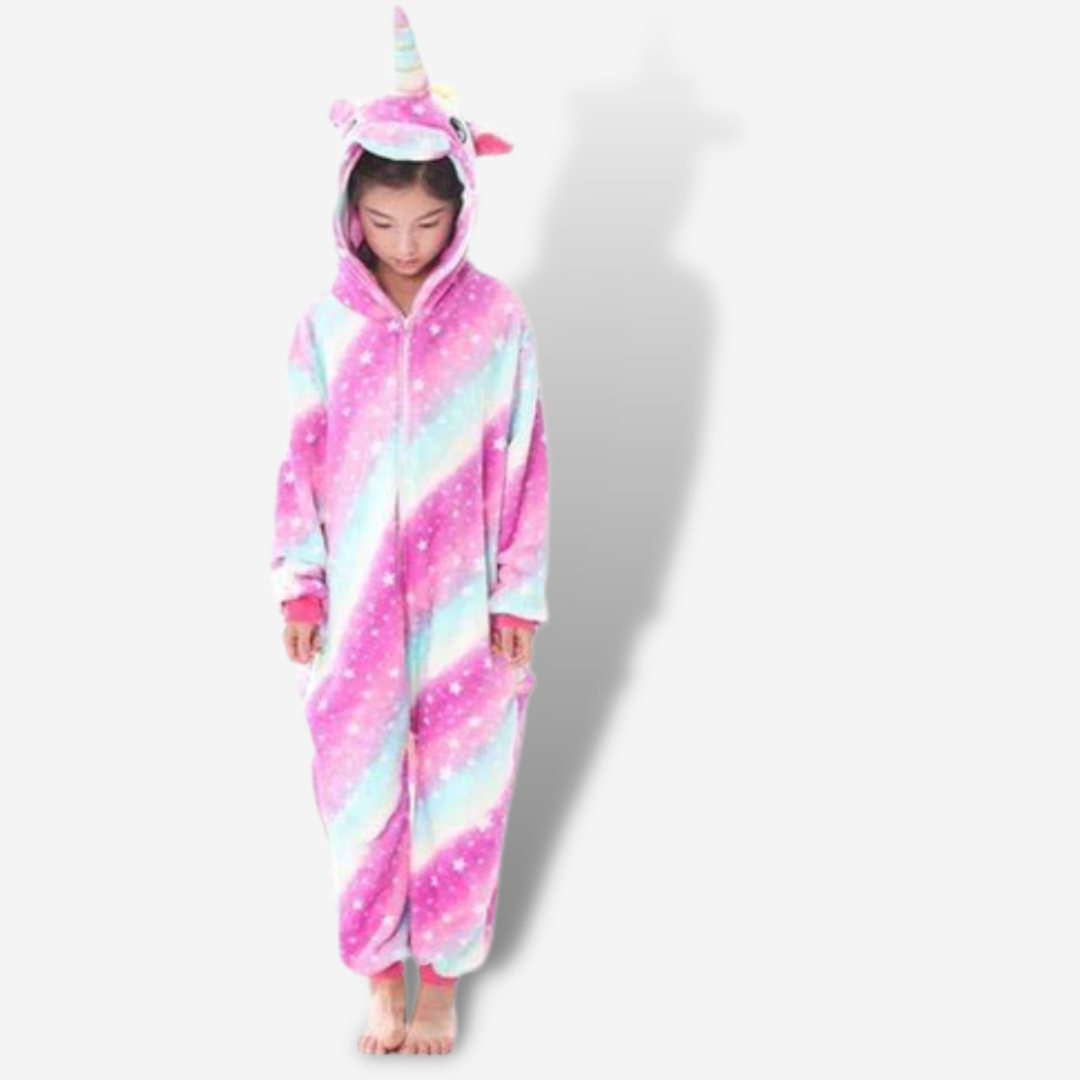 Pigiama Bambina Harry Bear | Tutina Luna Cotone Comodo Con Polsini Elastici - Foto 1