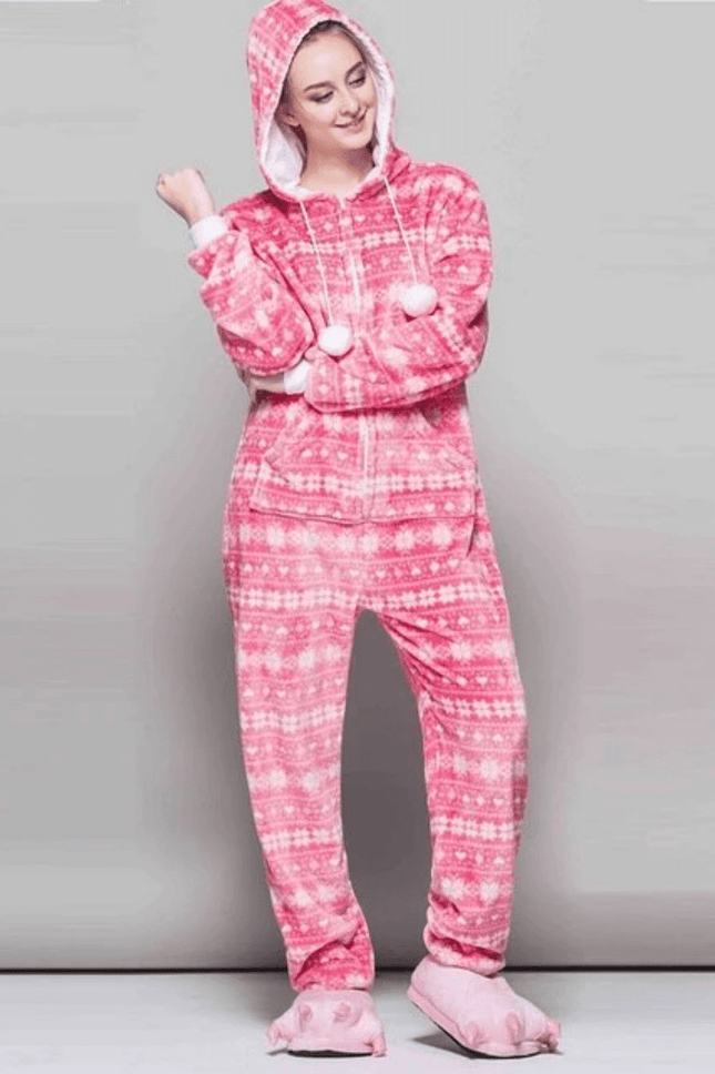 Pigiama Natale Intero da Donna Donna Rosa | Nova Pigiama