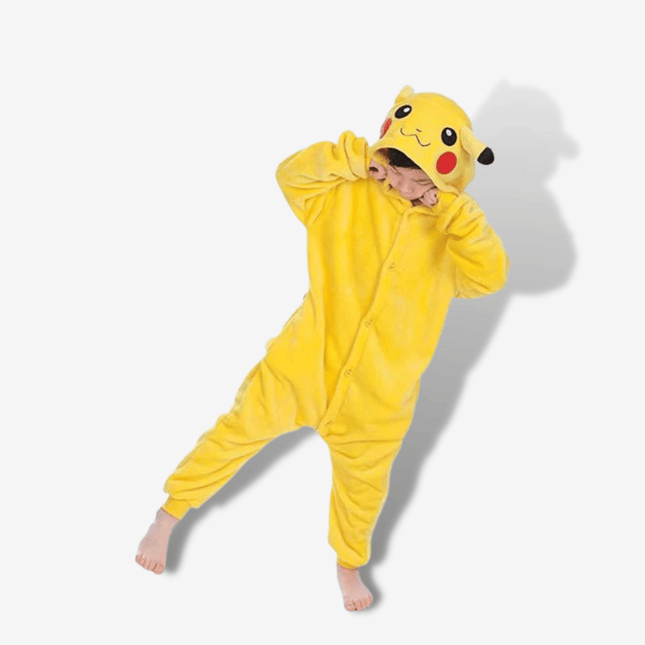 Pigiama Intero Bambino Pikachu Giallo | Nova Pigiama