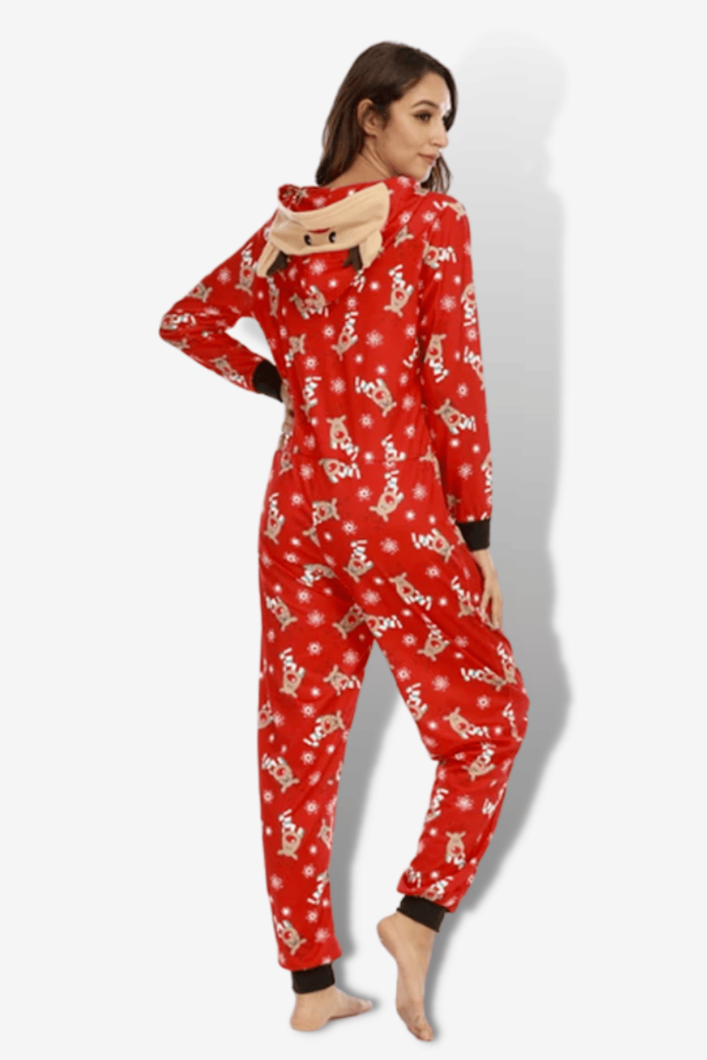 Cappuccio Pigiama Pile Donna Intero Novità Pigiama Intero In Pile