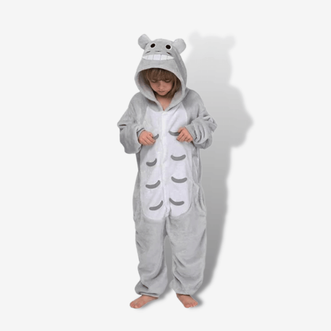 Pigiama Intero Bambino Totoro Grigio | Nova Pigiama