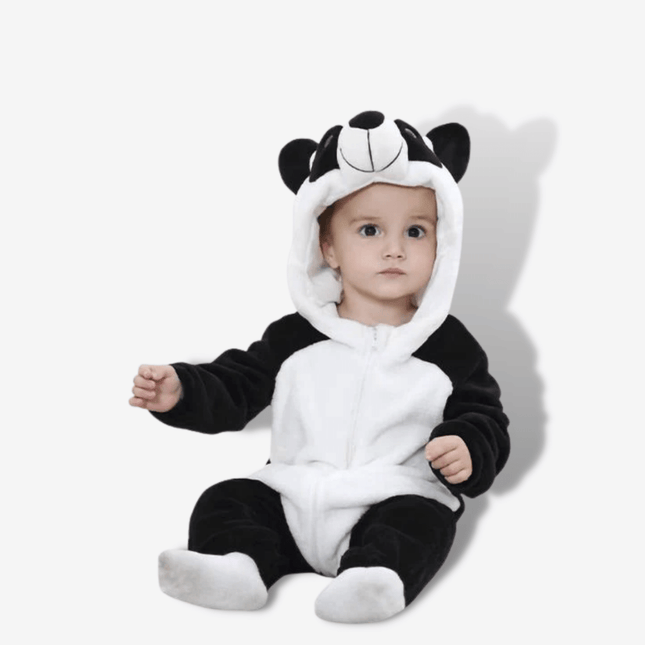 Pigiama Neonato Panda Nero | Nova Pigiama