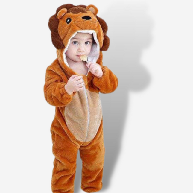 Pigiama Re Leone Neonato Marrone | Nova Pigiama