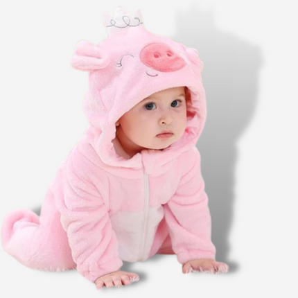 Pigiama Tutina Neonato Rosa | Nova Pigiama