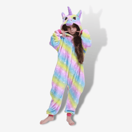 Pigiama Intero Unicorno per Bambina Multicolore | Nova Pigiama
