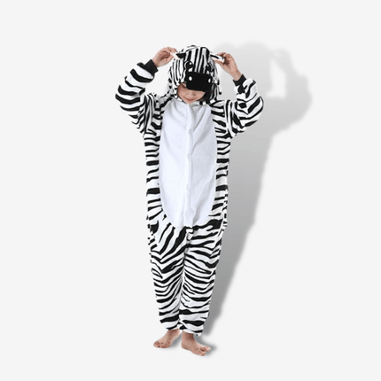 Pigiama Intero Bambino Zebra Bianco | Nova Pigiama