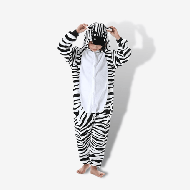 Pigiama Intero Bambino Zebra Bianco | Nova Pigiama