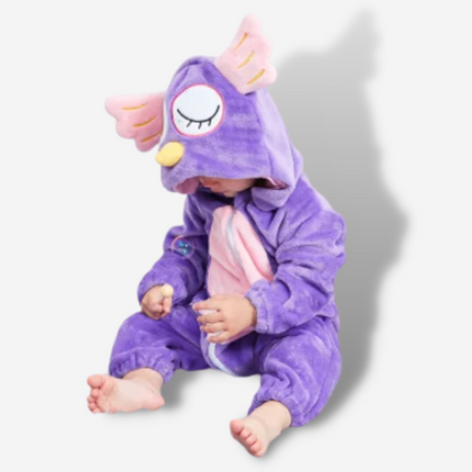 Pigiami Neonato Inverno Viola | Nova Pigiama