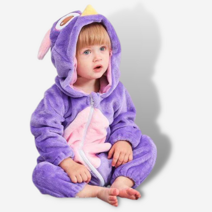 Pigiami Neonato Inverno Viola | Nova Pigiama