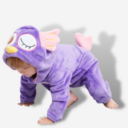 Pigiami Neonato Inverno Viola | Nova Pigiama