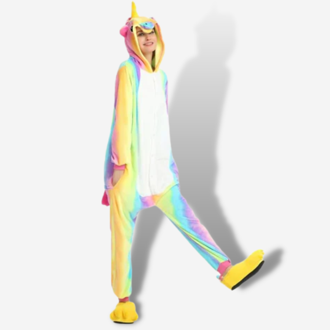Tuta Costume Uomo Unicorno Costume Pigiama Unicorno Uomo Unicorn