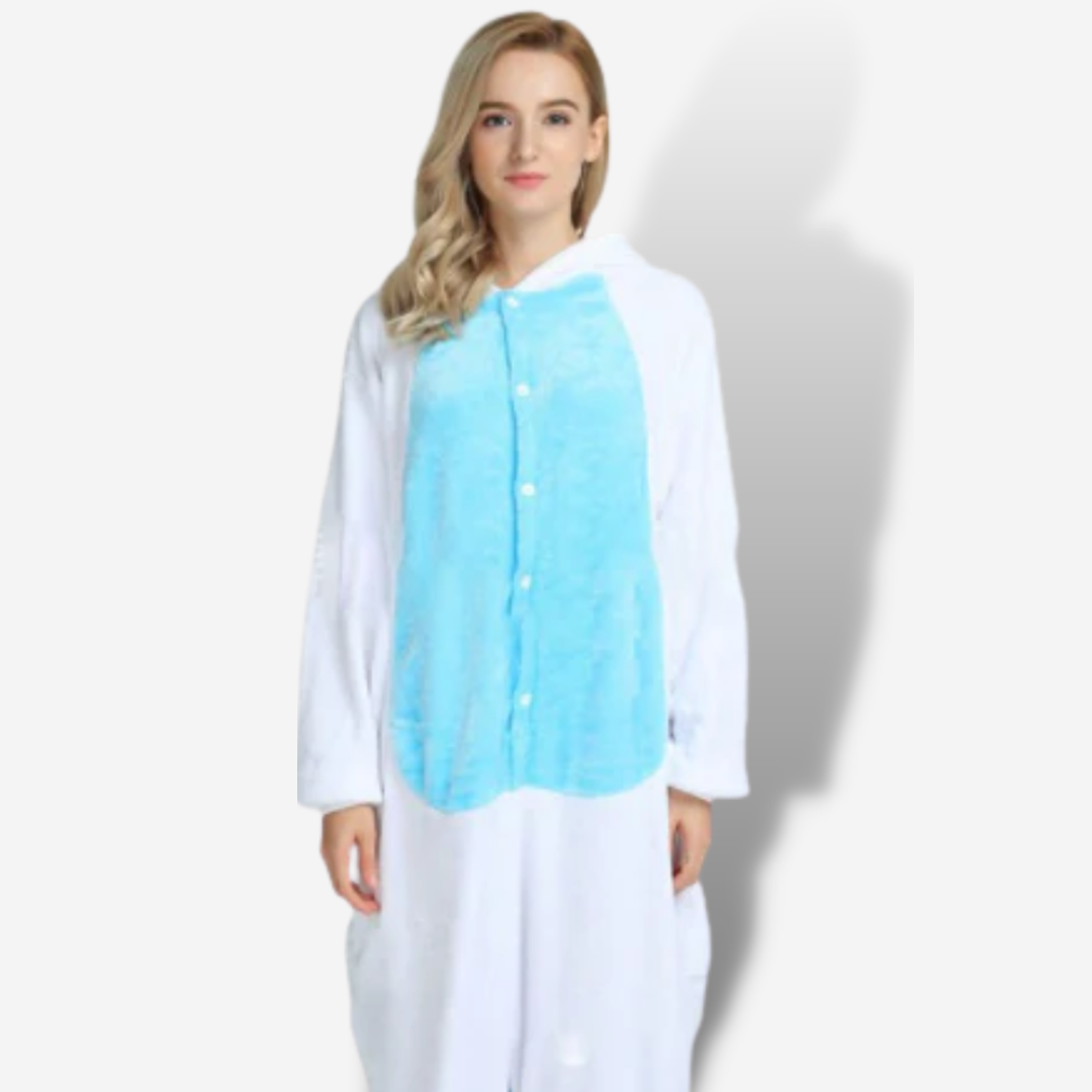 Unicorno Pigiama Tutone Adulto Kigurumi Pigiama Intero Unisex